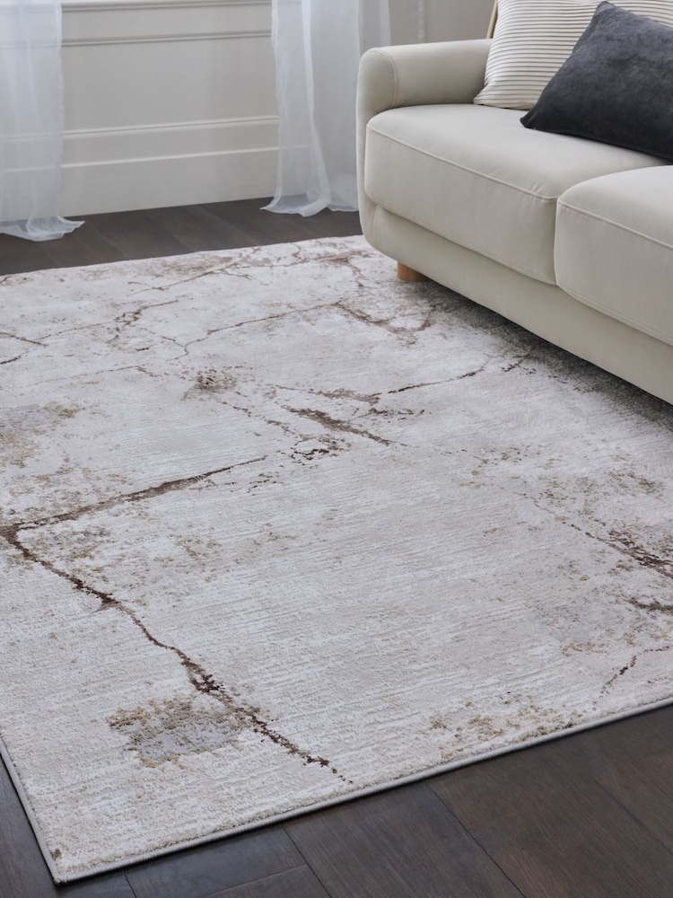 Greige Marble Chic Rug - Image 2 of 5
