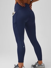 Fabletics Blue Oasis Pure Luxe High Waisted 7/8 Leggings - Image 2 of 6