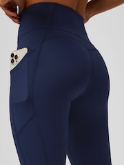Fabletics Blue Oasis Pure Luxe High Waisted 7/8 Leggings - Image 4 of 6