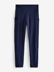 Fabletics Blue Oasis Pure Luxe High Waisted 7/8 Leggings - Image 5 of 6