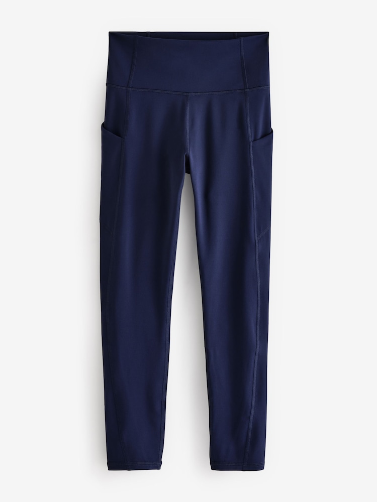 Fabletics Blue Oasis Pure Luxe High Waisted 7/8 Leggings - Image 5 of 6