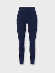 Fabletics Blue Oasis Pure Luxe High Waisted 7/8 Leggings - Image 6 of 6