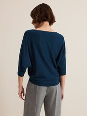 Phase Eight Blue Cristine Knit Jumper - Image 2 of 6