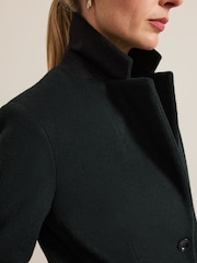 Phase Eight Green Lydia Wool Coat - Image 4 of 7