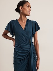 Phase Eight Green Donna Bodycon Dress - Image 4 of 7