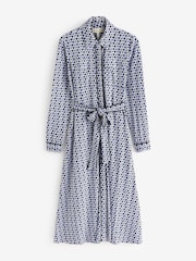 Phase Eight Purple Valerie Geometric Jersey Dress - Image 6 of 7