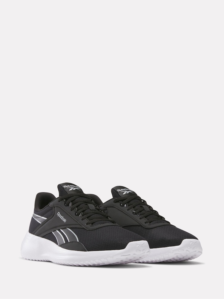 Reebok Mens Lite 4 Black/White Trainers - Image 2 of 5
