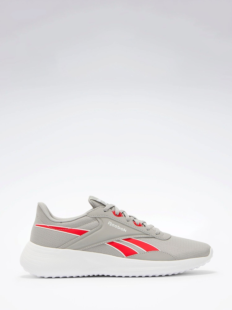 Reebok Mens Grey/Red Lite 4 Trainers - Image 1 of 7