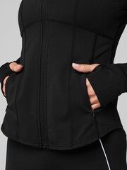 Fabletics Black Perfect Storm Train Jacket - Image 5 of 7