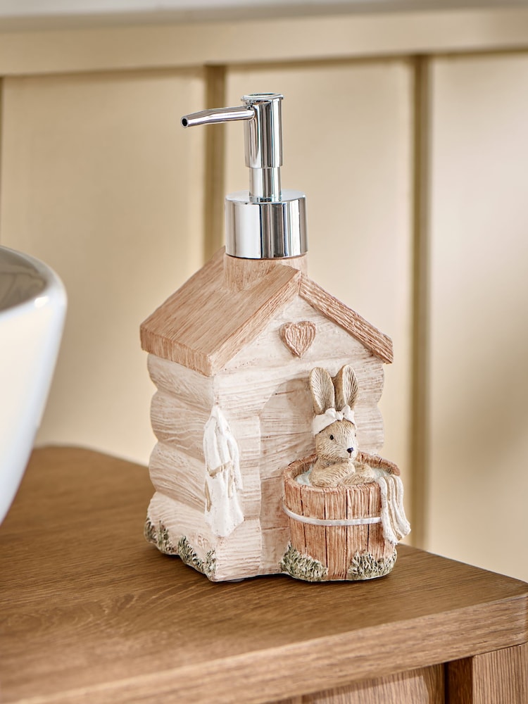 Natural Rosie Rabbit Woodland Spa Soap Dispenser - Image 1 of 2