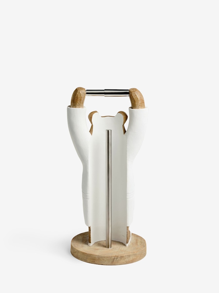 Natural Bertie Bear Toilet Roll Holder Storage - Image 7 of 7
