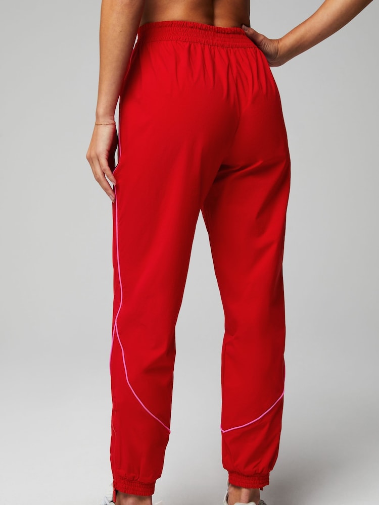 Fabletics Dark Red Relay Track Joggers - Image 2 of 5
