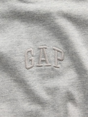 Gap Light Grey Everyday Soft Gap Mini Logo T-Shirt - Image 4 of 4