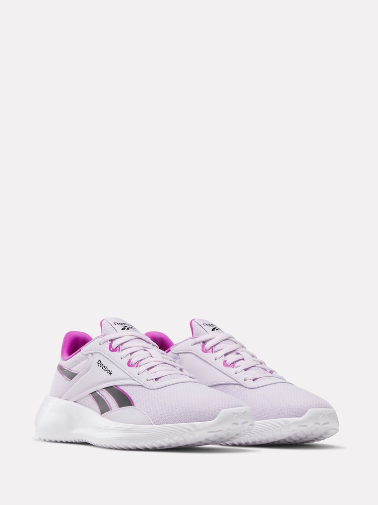 Reebok Womens White/Pink Lite 4 Trainers - Image 2 of 5