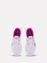 Reebok Womens White/Pink Lite 4 Trainers - Image 4 of 5