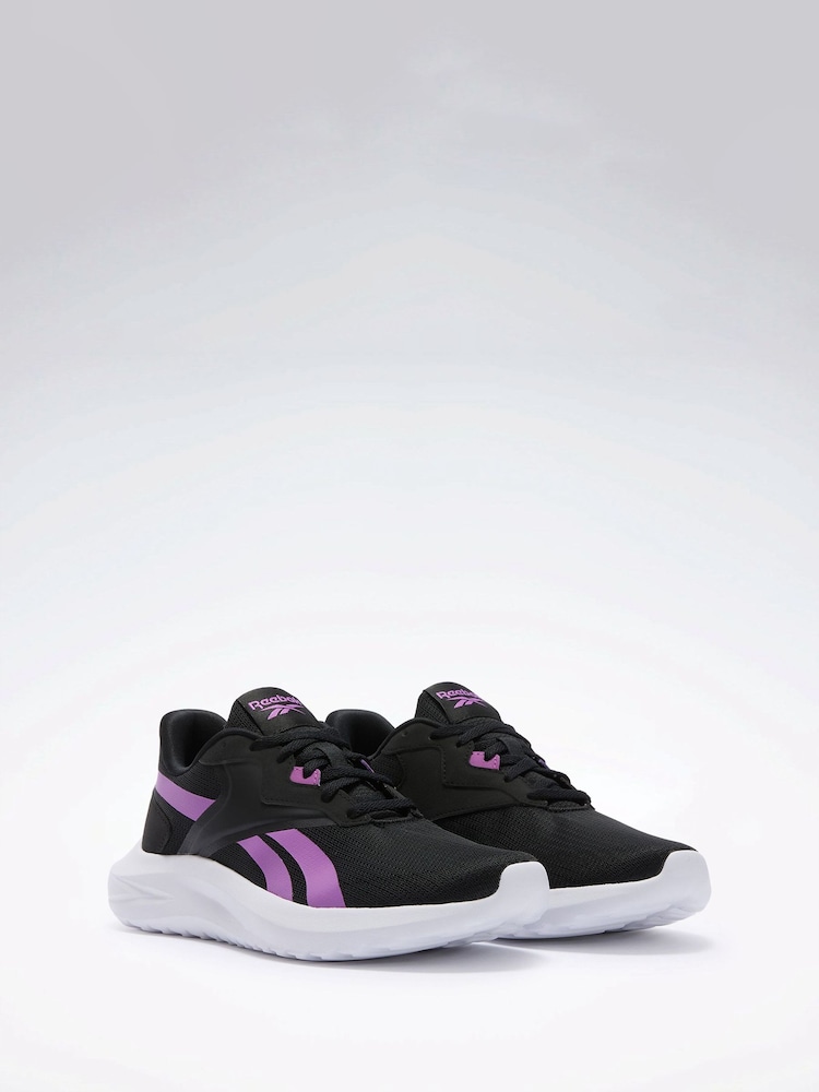 Reebok Womens Black/Purple Energen Lux Trainers - Image 2 of 7