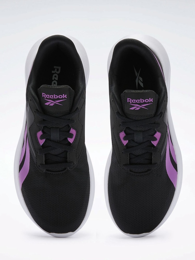Reebok Womens Black/Purple Energen Lux Trainers - Image 4 of 7