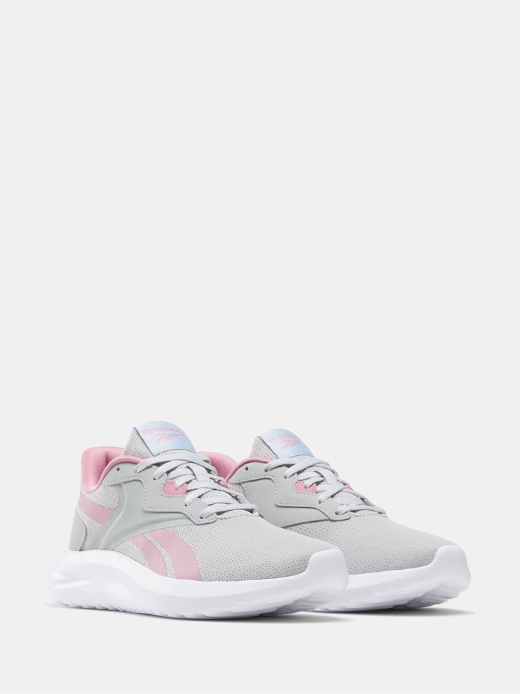 Reebok Womens Grey/Pink/White Energen Lux Trainers - Image 2 of 5