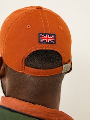 FatFace Burnt Orange 100% Cotton Canvas Baseball Cap - Image 2 of 4