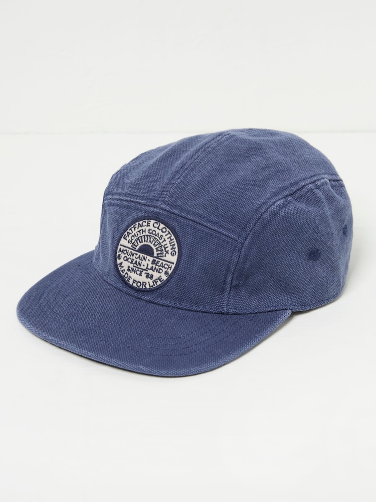 FatFace 100% Cotton 5 Panel Patch Cap - Imagen 1 de 2