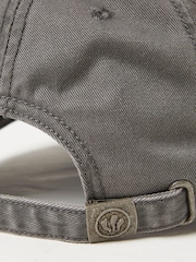 FatFace Grey 100% Cotton Twill Baseball Cap - Image 2 of 2