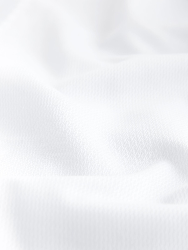 White/Navy Slim Fit Shirt And Tie Set - Image 9 of 9