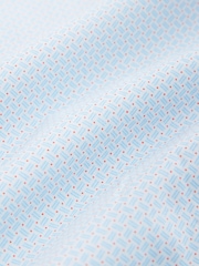 Blue Print/Blue Tie Slim Fit Shirt And Tie Set - Image 9 of 9
