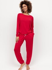 Cyberjammies Red Slouch Jersey Pyjamas Set - Image 2 of 4