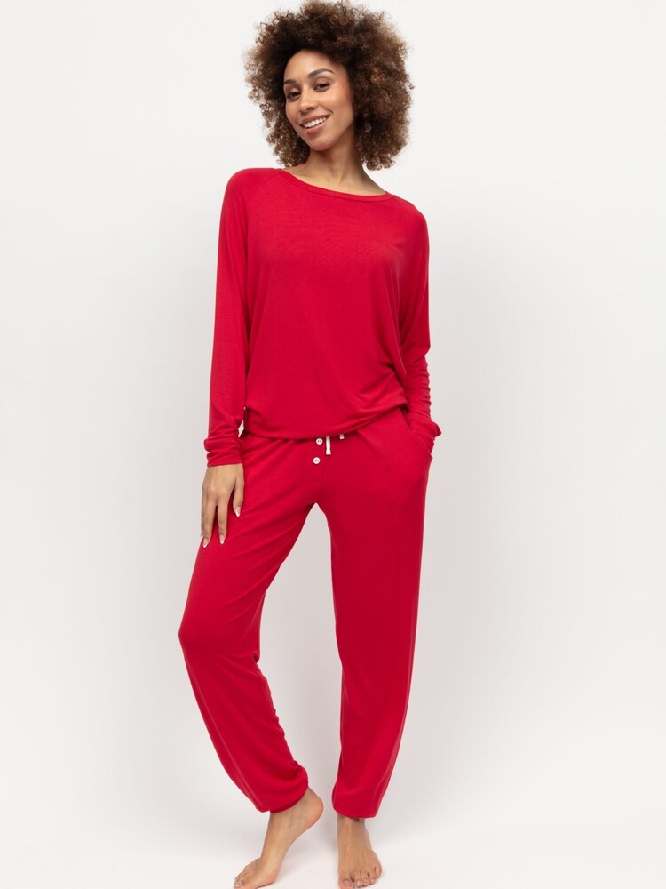 Cyberjammies Red Slouch Jersey Pyjamas Set - Image 2 of 4