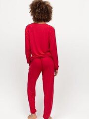 Cyberjammies Red Slouch Jersey Pyjamas Set - Image 3 of 4