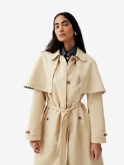 Hunter Natural Keltie Cape Trench Coat - Image 2 of 5