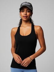 Черный - Fabletics Feather Tech+ Racerback Tank - Image 3 of 5