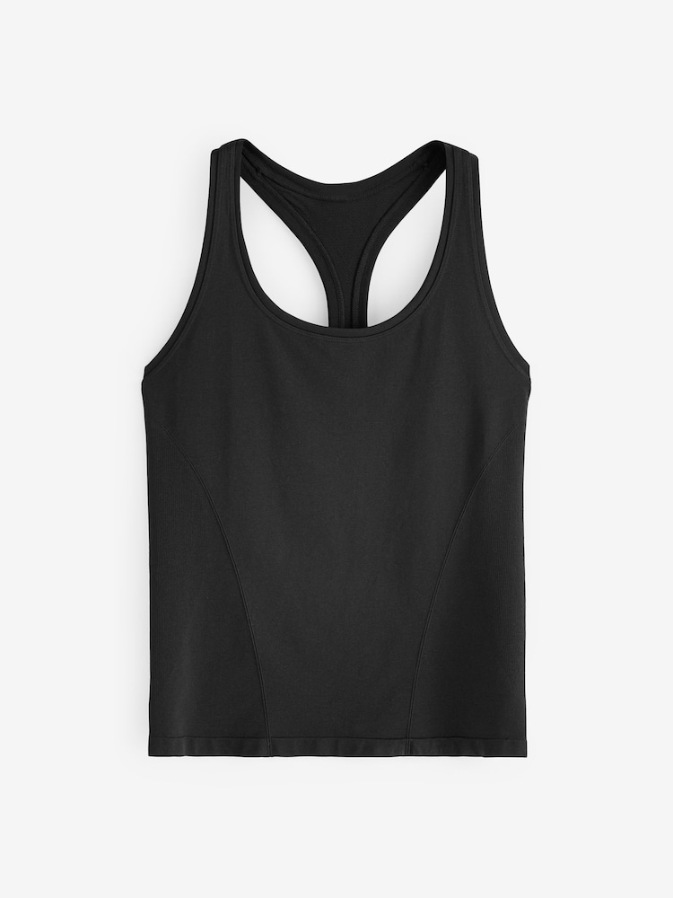 Fabletics Black Feather Tech+ Racerback Tank - Image 4 of 5