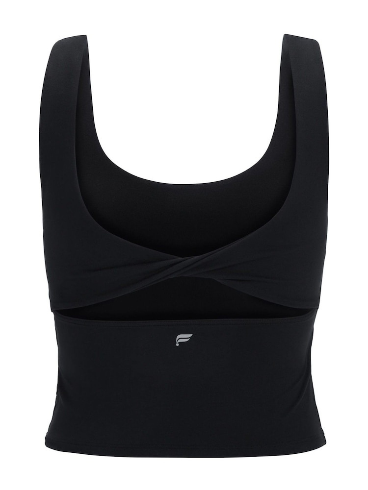 Fabletics Black Oasis Twist BuiltIn Bra Tank - Image 6 of 6