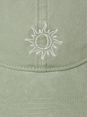 FatFace Green Embroidered Sun 100% Cotton Cap - Image 2 of 2