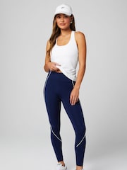 Fabletics White Feather Tech+ Racerback Tank - Image 4 of 6