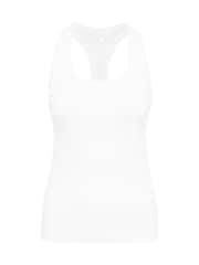 Fabletics White Feather Tech+ Racerback Tank - Image 5 of 6