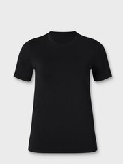 Fabletics Black Feather Tech+ Short Sleeve Top - Image 4 of 5