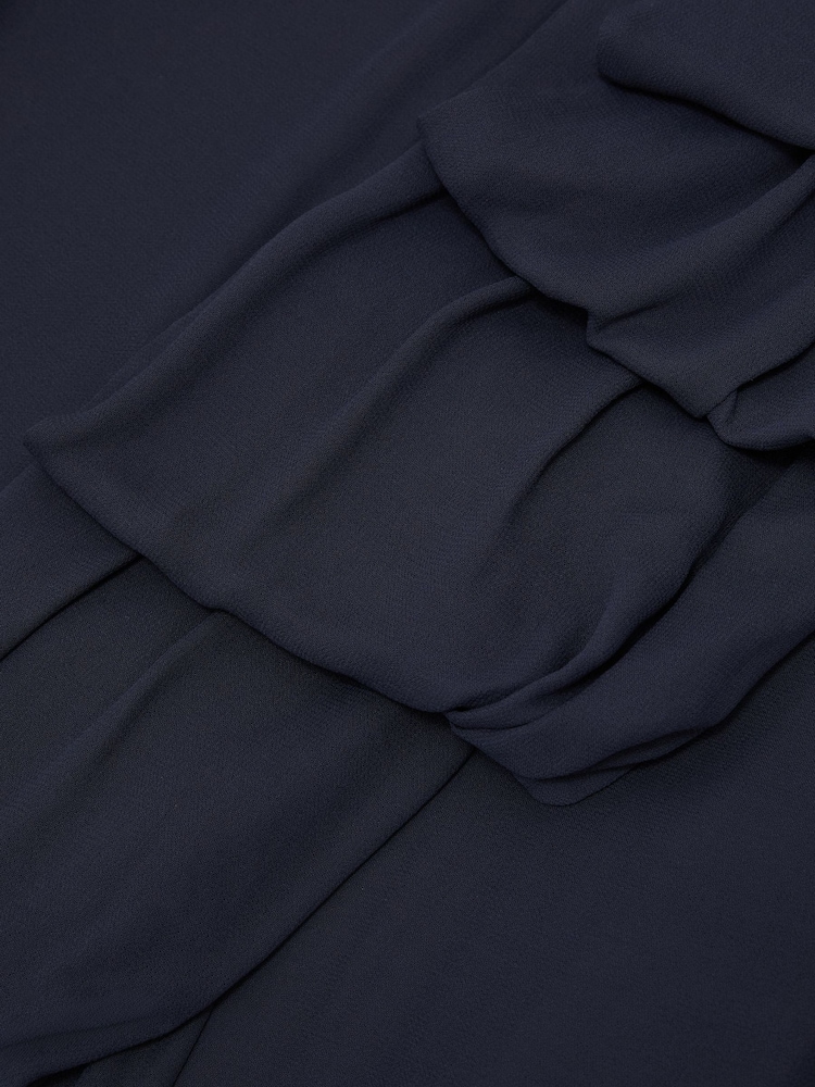 Atelier Sheer Draped Ruffle-Detail Blouse - Image 7 of 7 Atelier Sheer Draped Ruffle-Detail Blouse - Image 7 of 7
