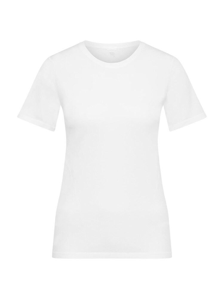 Fabletics White Feather Tech+ Short Sleeve Top - Image 5 of 5 Fabletics White Feather Tech+ Short Sleeve Top - Image 5 of 5