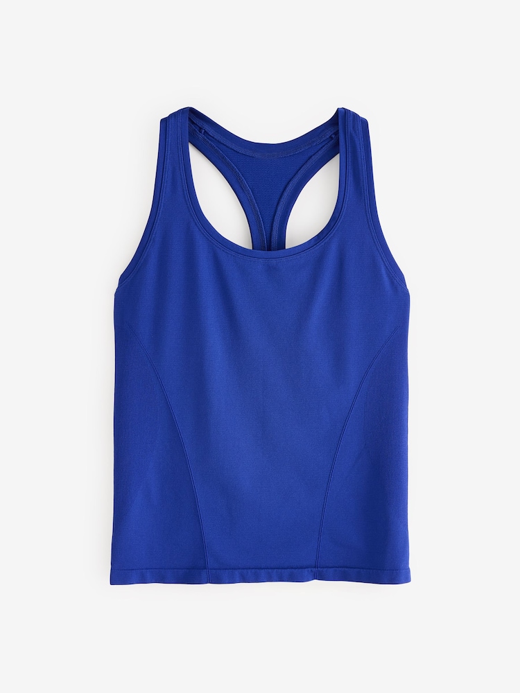 Fabletics Blue Feather Tech+ Racerback Tank - Image 4 of 5