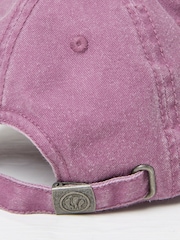 FatFace Purple Embroidered Sun 100% Cotton Cap - Image 2 of 2
