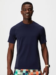Fabletics Navy Blue The Training Day T-Shirt - Image 1 of 5