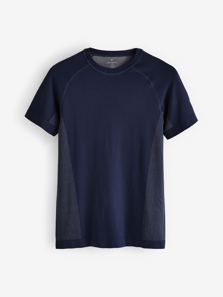 Granatowy - Fabletics The Training Day T-Shirt - Image 4 of 5