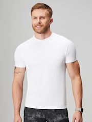 Fabletics White The Training Day T-Shirt - Image 1 of 5