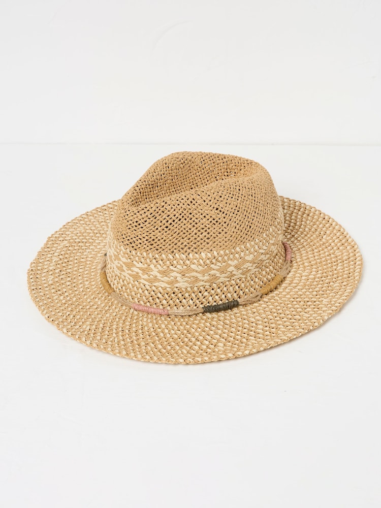 Pălărie Fedora din paie - Image 3 of 4