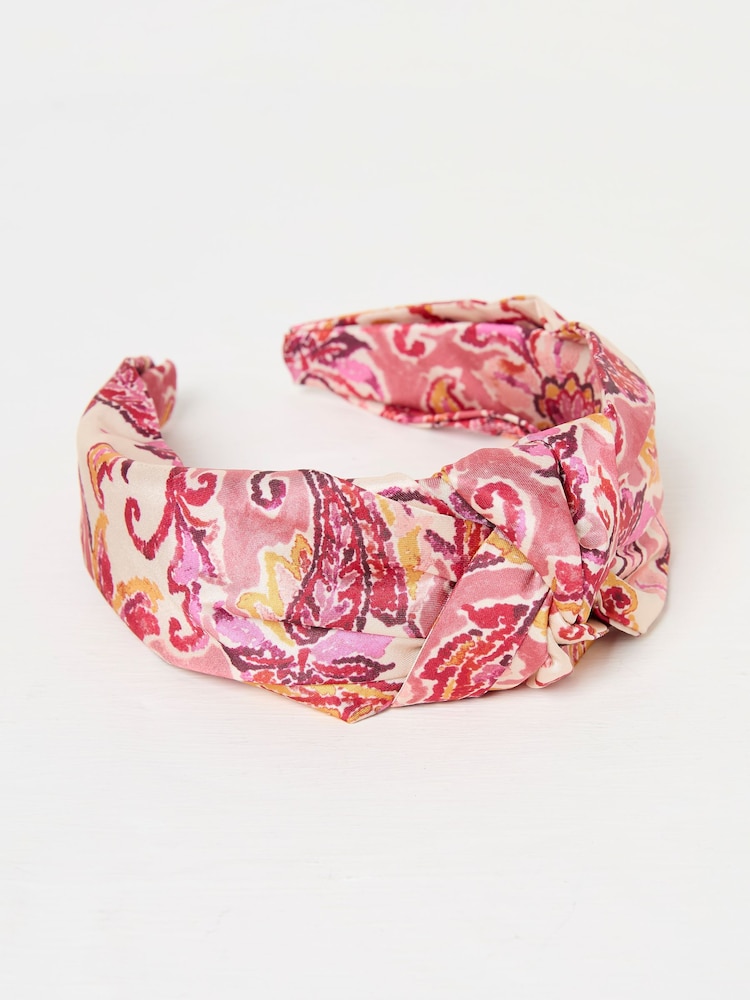 FatFace Pink Innocence Structured Headband - Image 1 of 2