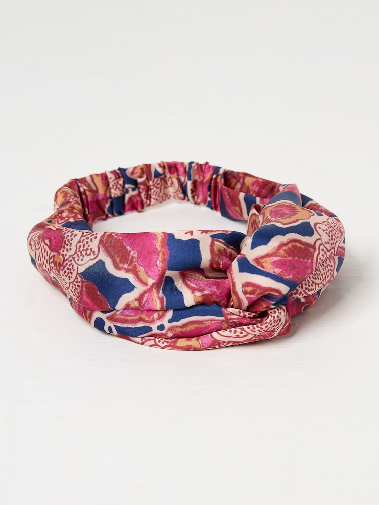 FatFace Pink Utopia Print Headband - Image 1 of 2