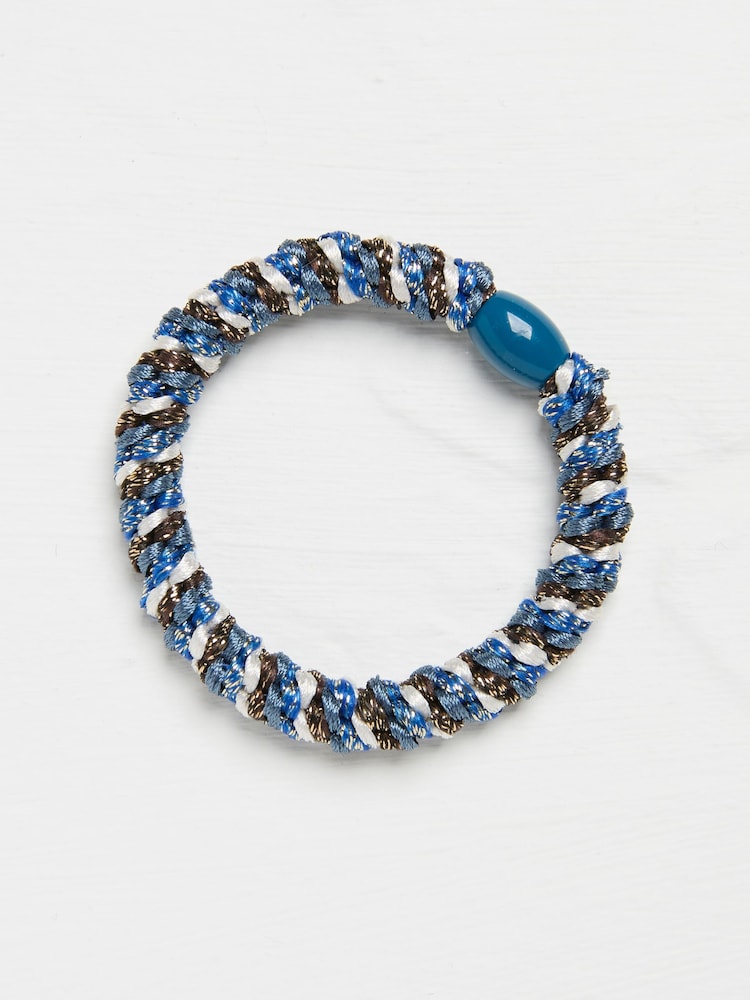 FatFace Blue Twist Hair Tie - Image 1 of 2