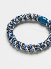 FatFace Blue Twist Hair Tie - Image 2 of 2